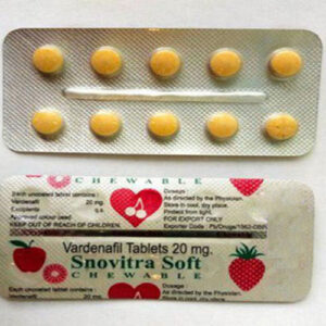 Snovitra Soft 20 Mg Soft Chewable / Vardenafil