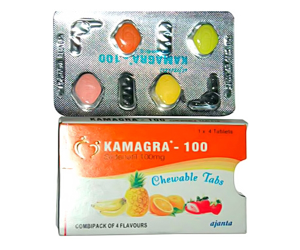 Kamagra Chewable 100 mg / Sildenafil