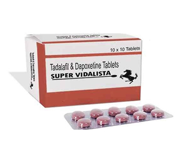Super Vidalista 80mg / Tadalafil / Dapoxetine